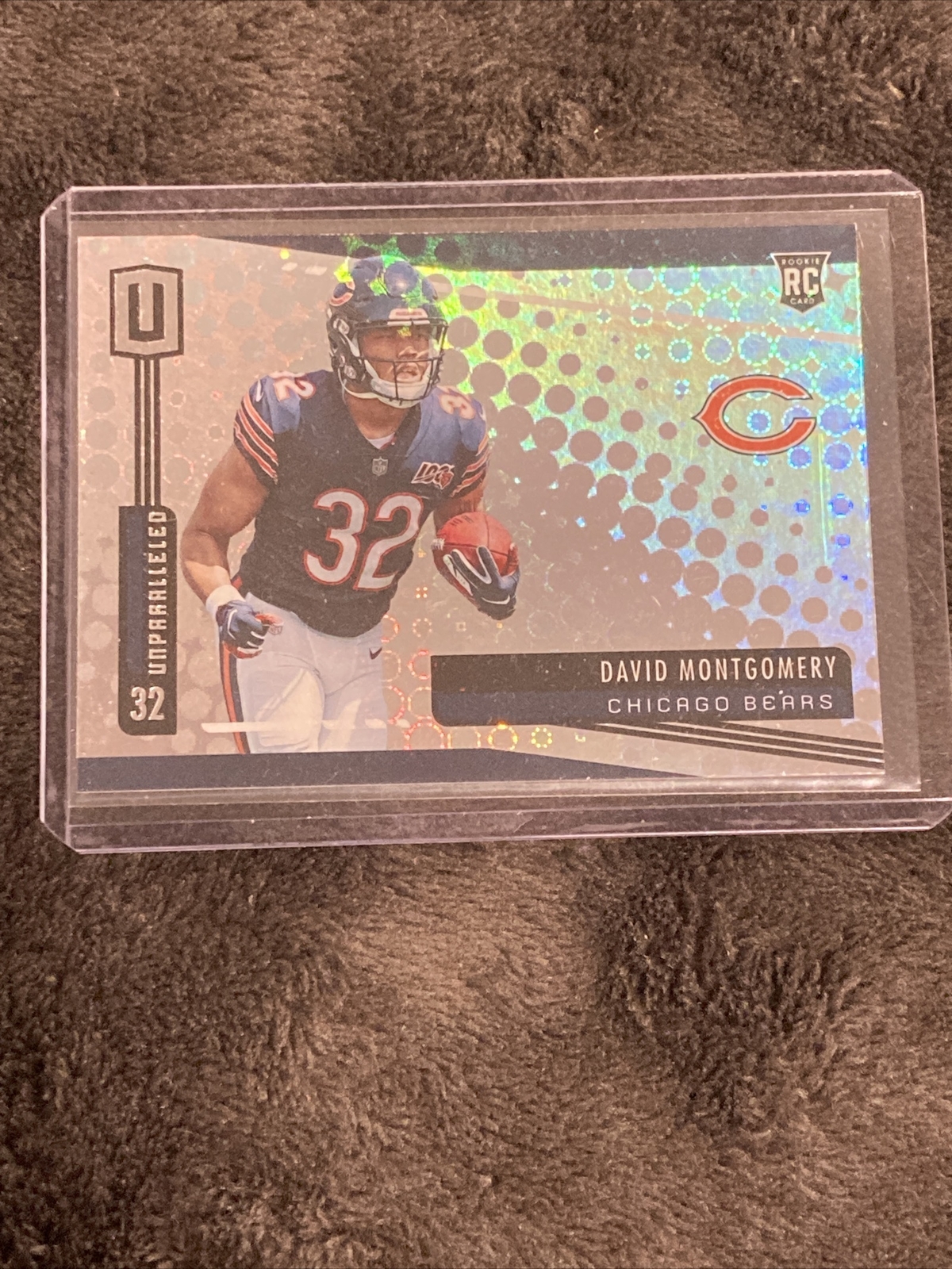 2019 Panini Unparalleled - Rookie Card #255 David Montgomery (RC)-Chicago Bears
