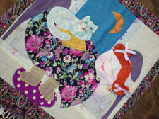 Vintage Handmade Vintage Pillow Covers ,Patchwork Embroidered Cushion Cover