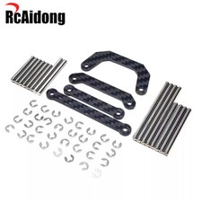 Set albero in acciaio inox e ponte in fibra di carbonio per passeggino Tamiya DT04 1/10 2WD