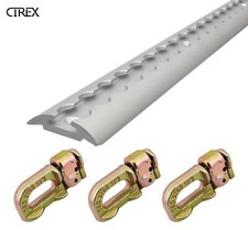 1M Anchor Track Tie Down Point Rail Double Stud Fitting Trailer Caravan 1x