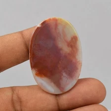 37.5 Cts Natural Scenic Dendrite Agate Cabochon Gemstone Free Form VG716