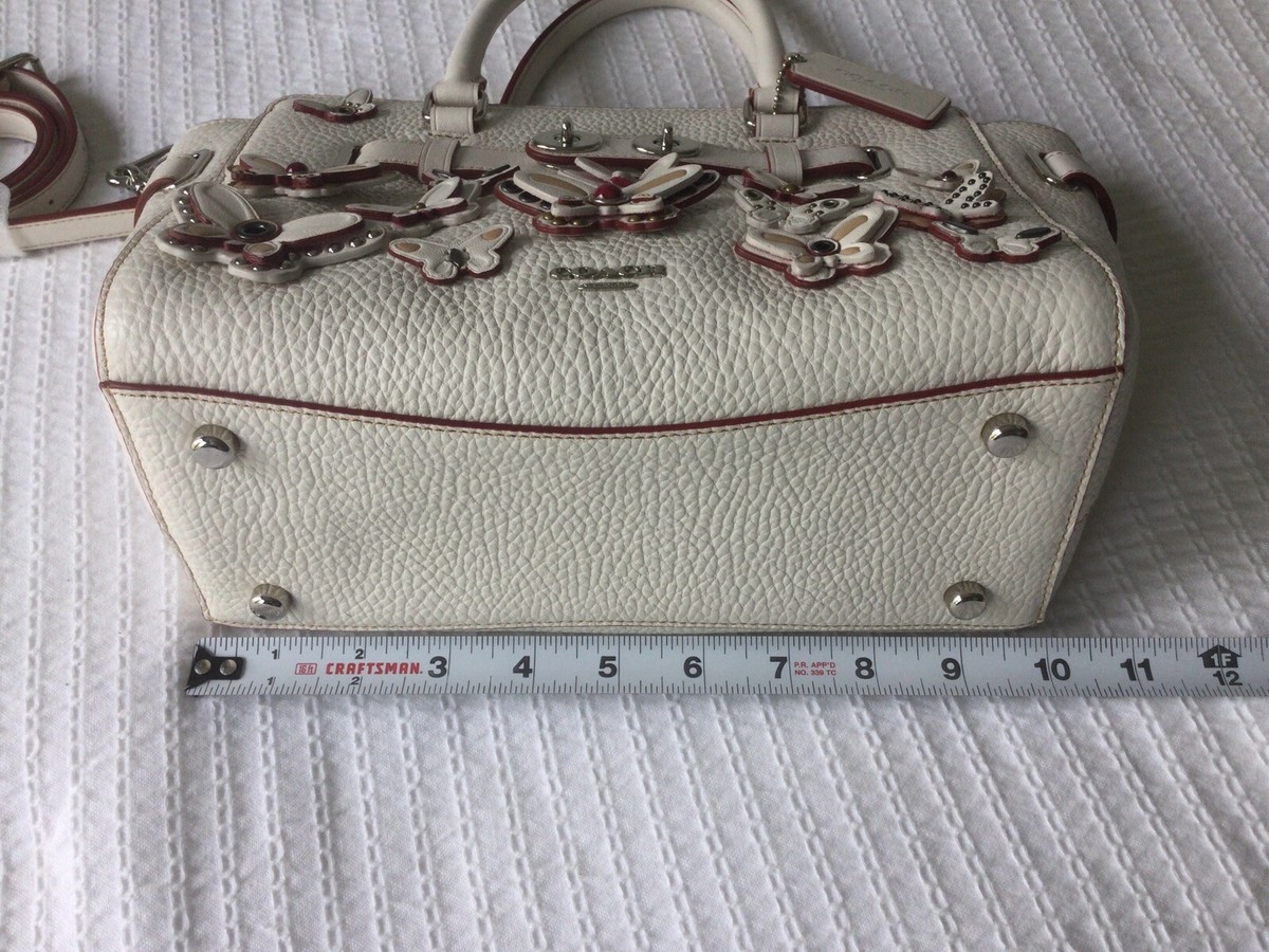 GW値下げ！COACHバタフライバッグ New Coach F 59361 🦋 Butterfly Applique ' Satchel Shoulder Bag | eBay