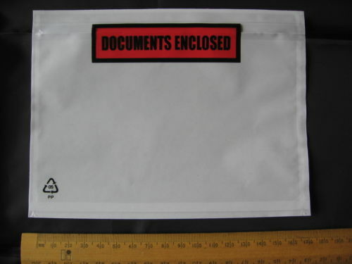 5 x A6 size pack Documents Enclosed Wallets Pouches 175 x 132 mm Pack ~ Printed - Picture 6 of 6