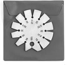 Stainless Steel Bevel Gauge – 15°-120° Knife & Axe Angle Finder | Precision Tool