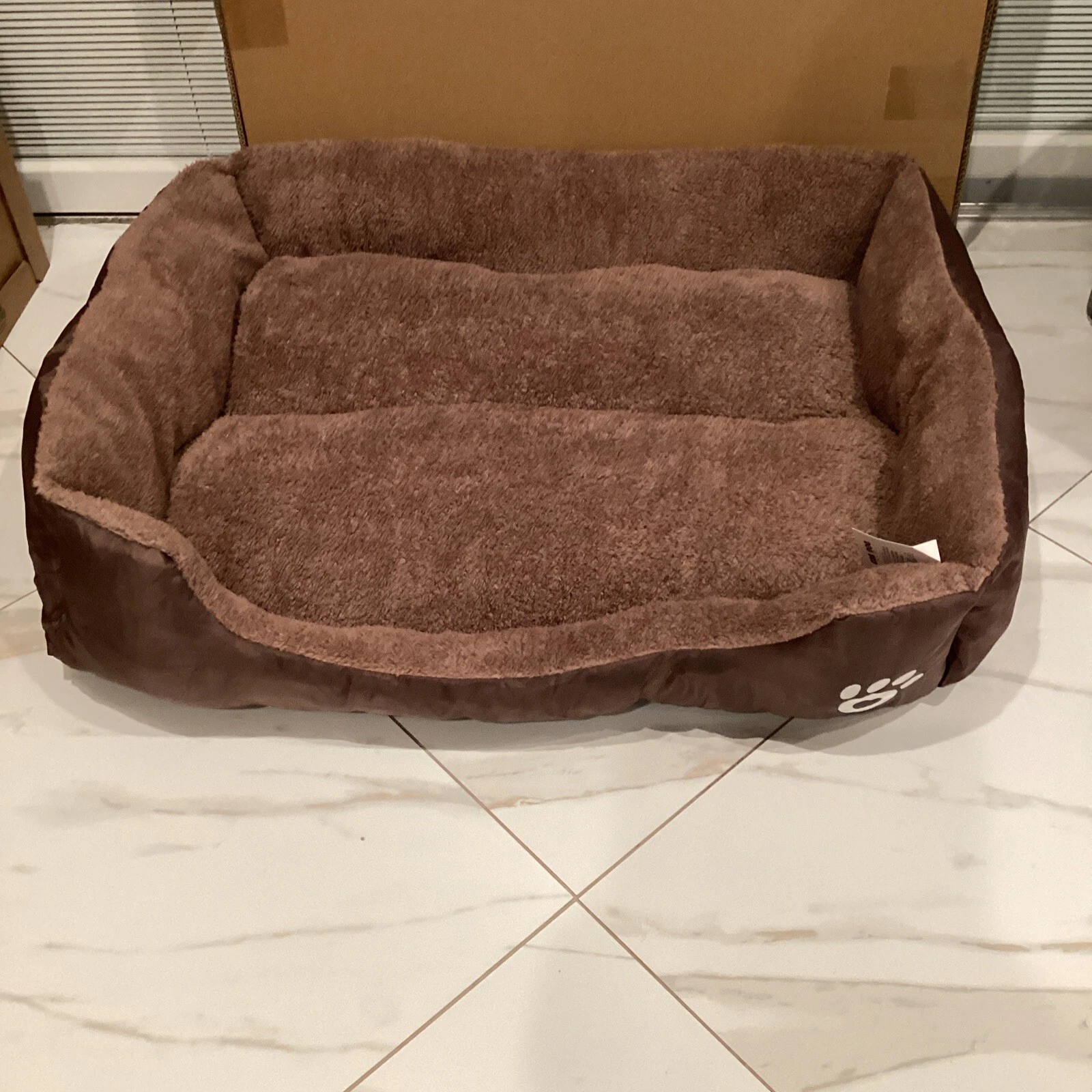 Dog Cat Pet Bed Washable Puppy Cushion Pet Soft Warm Kennel Dog Mat sz xl 32x26