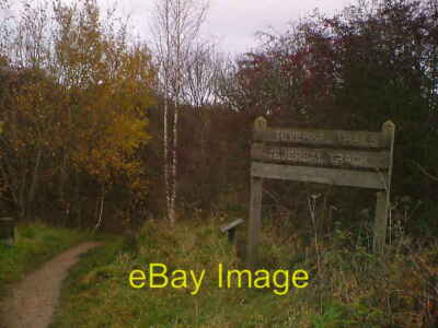 Photo 6x4 Trail information board Rowthorne start of section on Teversal  c2006