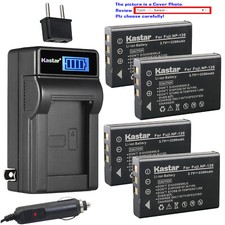 Kastar Battery LCD AC Charger for PENTAX D-LI7 PENTAX Optio MX Optio MX4 Camera