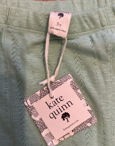 NWT Kate Quinn Unisex Green 5Y Pants - Picture 2 of 3