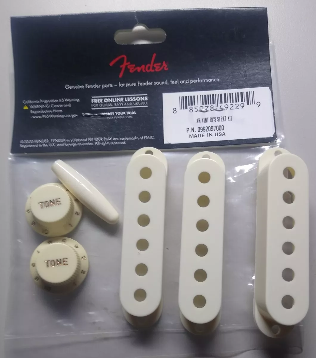 Fender american 2024 vintage 60's stratocaster