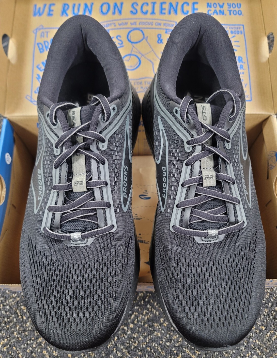 Brooks Beast GTS 23 4E Extra Wide Black Gunmetal Men … Gem