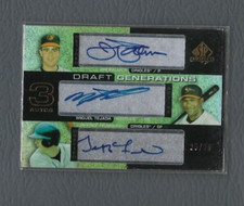 2004 SP Prospect JIM PALMER MIGUEL TEJADA Ser.#'d 25/25 Draft Triple Auto DG-PTF