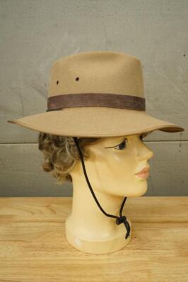 Akubra Imperial Quality Fur Felt Australia Tan Hat Size Medium 3