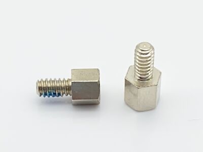 2x Laptop VGA / DVI screw thread Anschluss Schrauben Ersatzschrauben, Gewinde