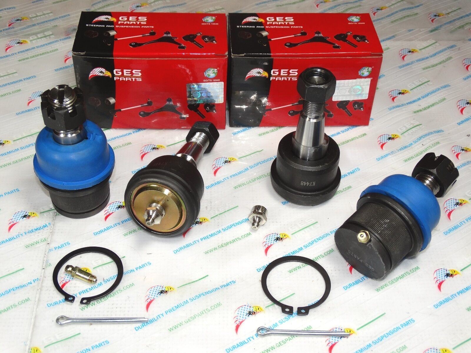 4WD Fit 0310 Dodge Ram 2500 3500 Lower Upper Adjustable Ball Joint