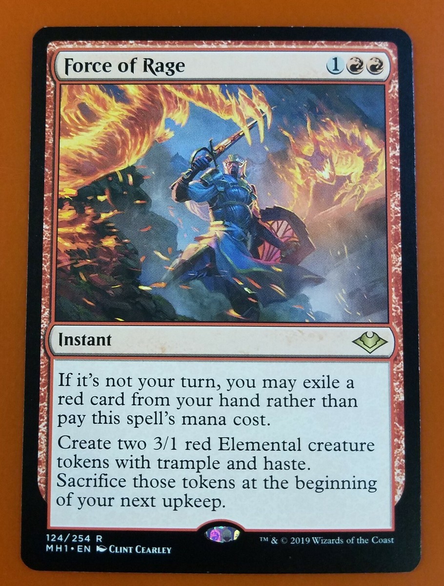 1x Force of Rage | Modern Horizons | MTG Magic Cards | eBay