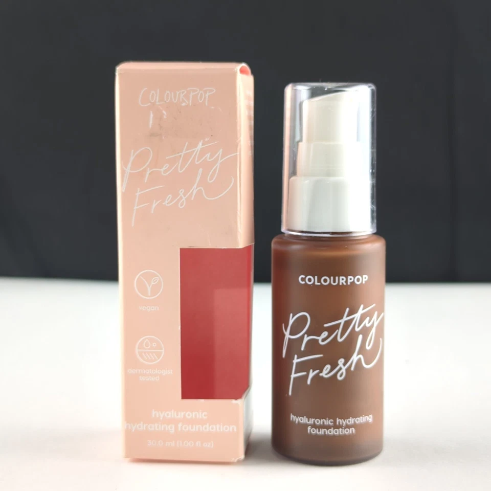 Lote de 2 bases líquidas Color Pop Pretty Fresh "Deep Dark 215N" tamaño completo NUEVO Foto 4 de 4