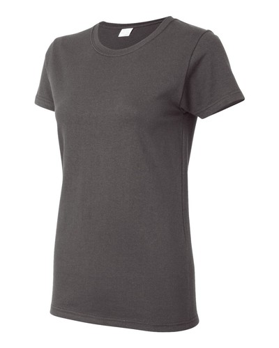 Camiseta Gildan Clásica Algodón Para Mujer Manga Corta - 5000L Carbón 3XL - Imagen 3 de 4