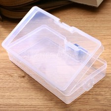 Jewelry Storage Box Plastic Transparent Craft Nail Art Beads Container Organizer
