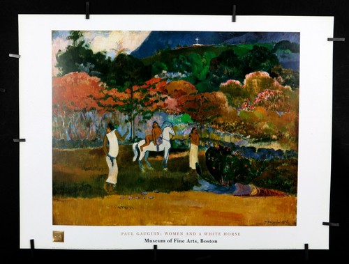 Paul Gauguin - Woman with a White Horse - Museum Boston - 1998 - Offset poster - Picture 8 of 8