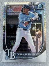 2025 Bowman Chrome - Chandler Simpson #18 Mega Box Mojo Refractor (RC)
