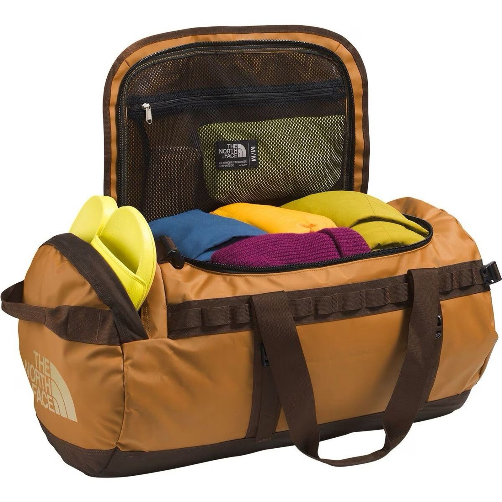 Bolsa de Lona The North Face Base Camp Madera Bronceada Talla Mediana 71 Litros Nueva $149