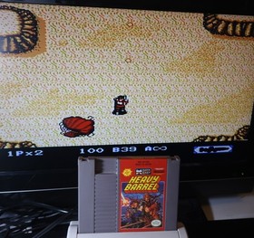 Heavy Barrel Nintendo NES Cartridge - Tested & WORKS - See Screenshots!