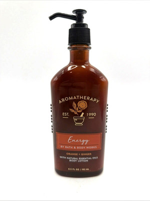 Bath & Body Works Aromatherapy Body Lotion Orange + Ginger Energy BBW