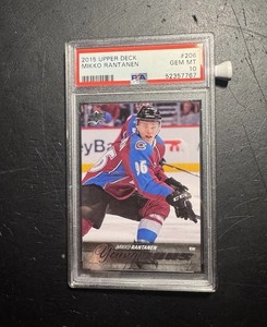 2015-16 Upper Deck Series 1 - Young Guns #206 Mikko Rantanen PSA 10 GEM MINT