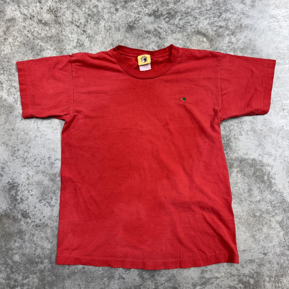 Duckbills レッド シャツ Lサイズ Vintage Duck Head Shirt Mens Medium Red Duck Logo Embroidered Tee