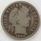 1898 O Barber Dime