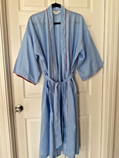 Mens Christian Dior Blue Satin feeling Robe