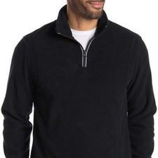 Vintage 1946 1/4 Zip Long Sleeve Pullover Sweater Mens Sweatshirt Fleece Medium