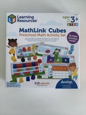 MathLink Cubes - Preschool Math Activity Set - 115 Pieces (Learning Resources)