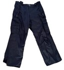 686 Snow Pants Baggy Black Mens Large Fleece Lined Snowboarding Ski Winter