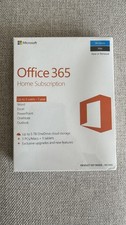 NEW Microsoft Office 365 Home Subscription 1 Year 12 Months 5 Users Windows Mac
