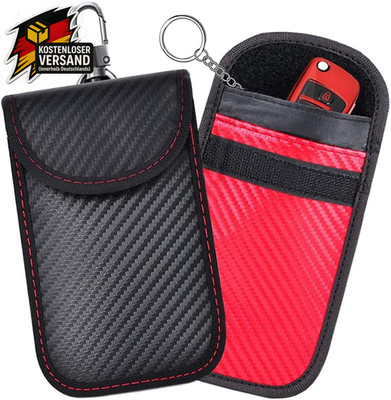 2 Stück Faraday Tasche Für Autoschlüssel, Autoschlüssel Signalblocker Hülle Fara