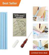 Signature Bookbinding Tools Set - Awl, Cradle  Needles for Crafting Perfection