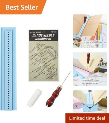 Signature Bookbinding Tools Set - Awl, Cradle & Needles for Crafting Perfection