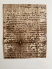 1832 Four Page Letter From Zachary Taylor