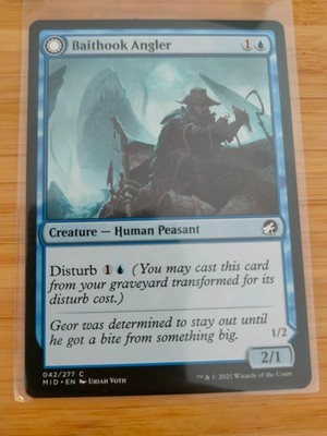 MTG Baithook Angler / Hook-Haunt Drifter 042 Innistrad: Midnight Hunt M/NM