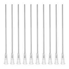 Blunt Tip Dispensing Needle for Liquid Glue Gun, 16G 3-1/5", 10 Pcs White 