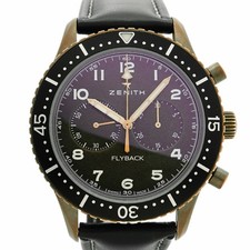 Zenith Pilot Chronometro 29.2240.405 18.C801 Brown Dial Men's Watch