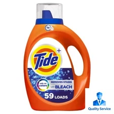 Tide with Bleach Alternative Original Scent  Liquid Laundry Detergent - 84 fl oz