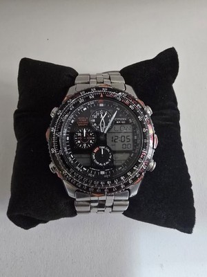 Citizen C300 E80044 World Time Chronograph UTC GMT Timer Stopwatch