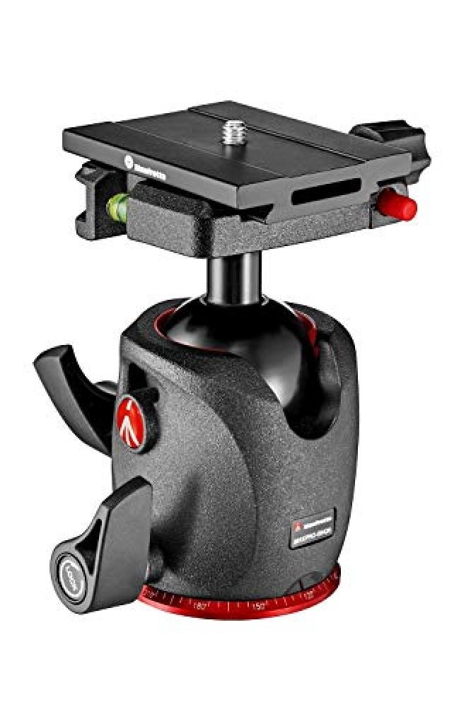 Manfrotto MHXPRO-BHQ6 Testa Xpro a Sfera con Piastra a Rialscio Rapido, Nero/Ant