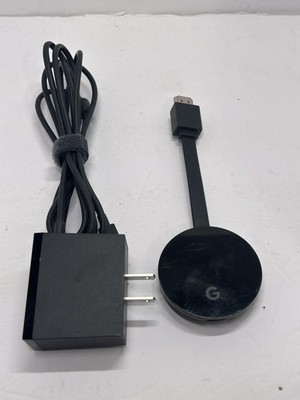 Google Chromecast Ultra 4K Digital Media Streamer - Black - With Power Adapter