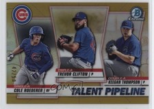 2020 Bowman Gold Refractor 42/50 Trevor Clifton Keegan Thompson #TP-CHI 1k9t