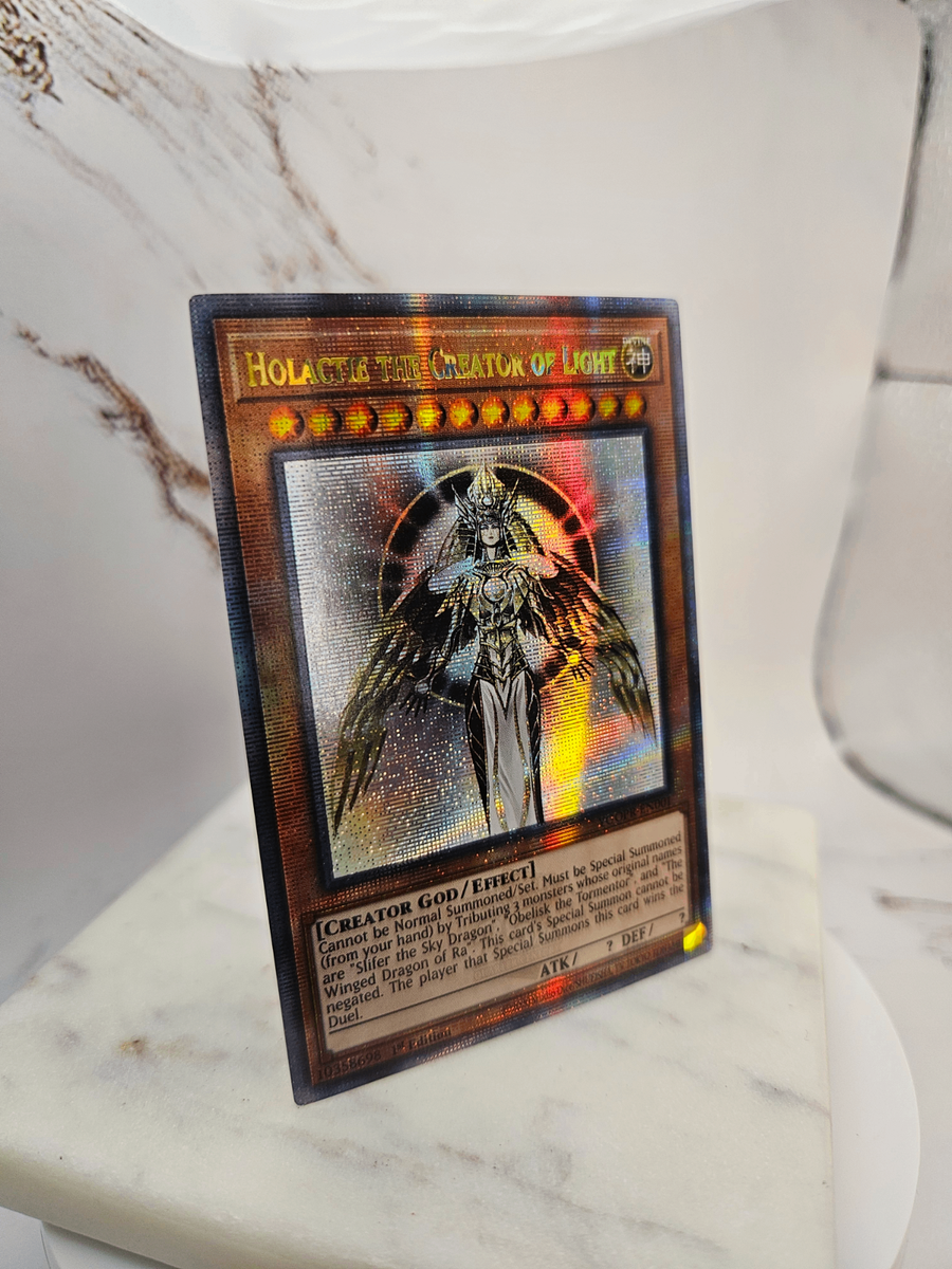 Holactie the Creator of Light - Quarter Century Yugioh Custom Card QCSR QCR Holactie the Creator of Light - Quarter Century Yugioh Custom Card QCSR QCR