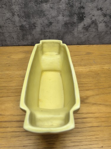 McCoy Pottery Planter Yellow Art Deco No. 341 Garden Club Matte MCM Vintage - Picture 2 of 10