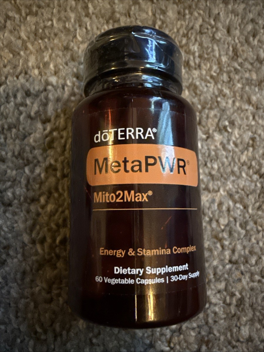 doTERRA MetaPWR Mito2Max Energy Supplement 60 Capsules exp: 2/2026